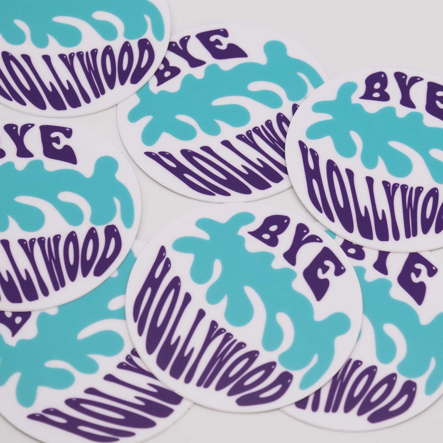 Bye Hollywood Sticker