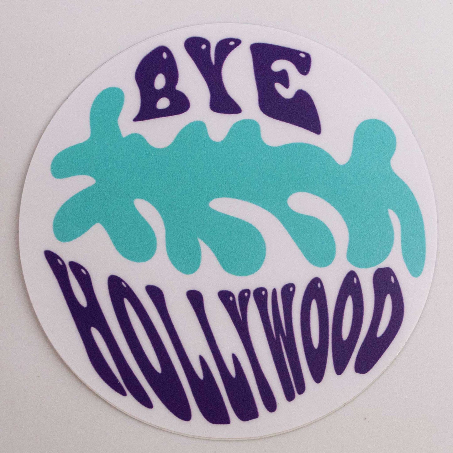 Bye Hollywood Sticker